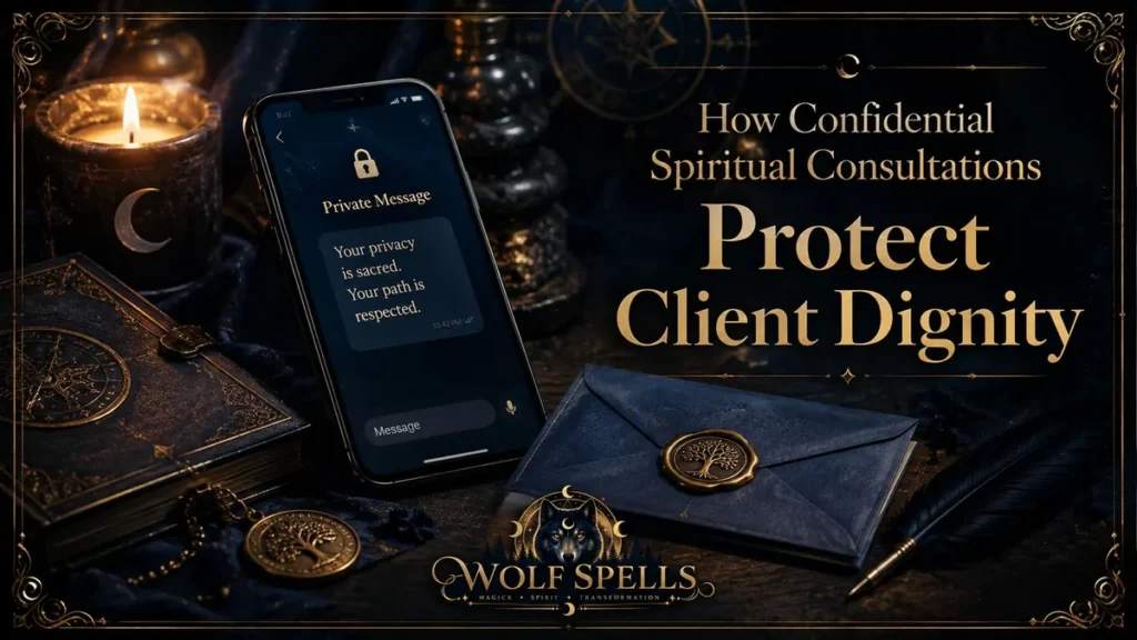 How Confidential Spiritual Consultations Protect Client Dignity