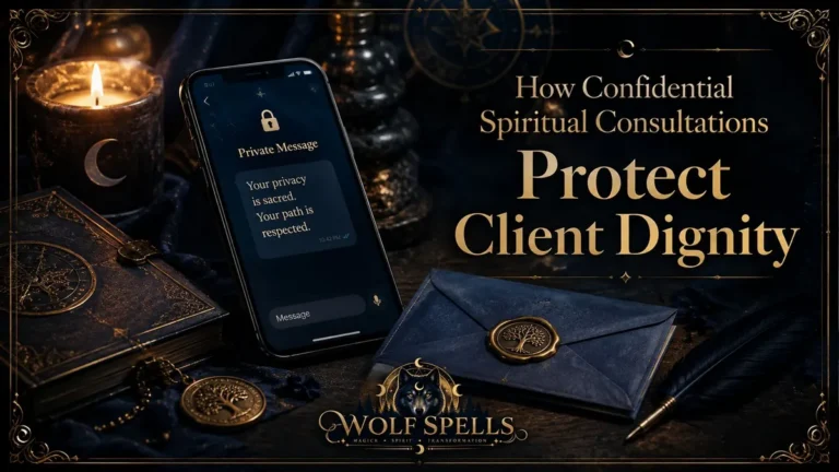 How Confidential Spiritual Consultations Protect Client Dignity