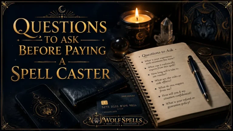 Questions to Ask Before Paying a Spell Caster