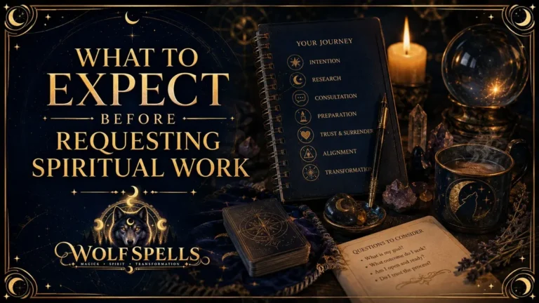 What to Expect Before Requesting Spiritual Work